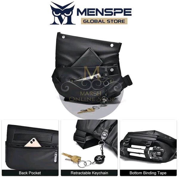 💥MENSPE Crossbody Bag Men Shoulder Bag Short Travel Bag - Image 6