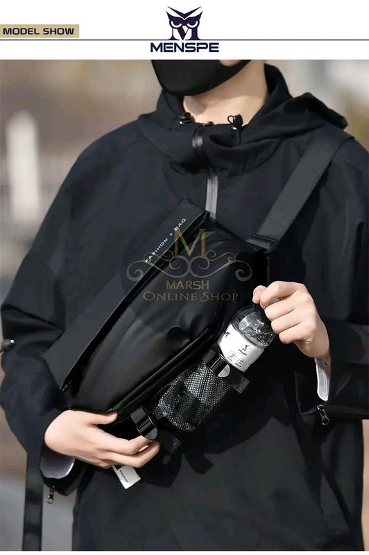 💥MENSPE Crossbody Bag Men Shoulder Bag Short Travel Bag - Image 9