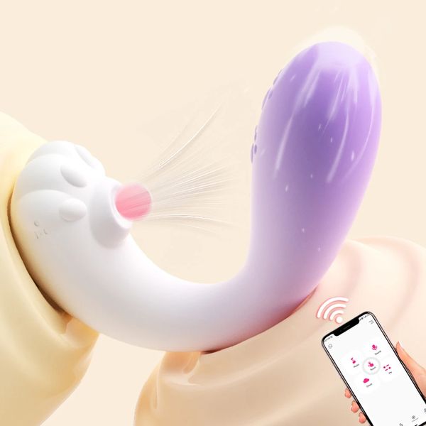 G Spot Sucking Vibrator With Storage Box Vagina Clitoris Stimulate Massage Women APP Control Vibrator For Adults Sex Toys