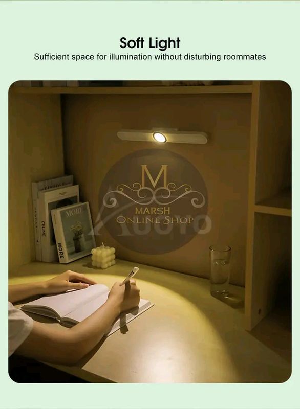 💥Auoyo Magnetic Study Lamp Dual Mode Switch Magnetic Absorption Three Color Reading Desk Lamp - Image 4