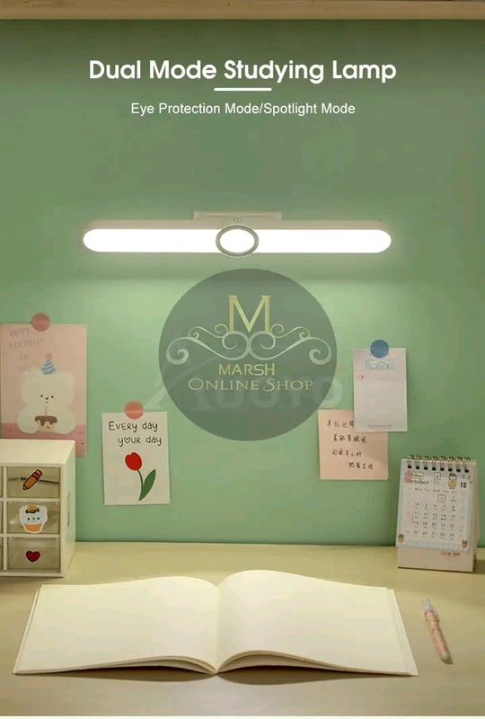 💥Auoyo Magnetic Study Lamp Dual Mode Switch Magnetic Absorption Three Color Reading Desk Lamp - Image 6