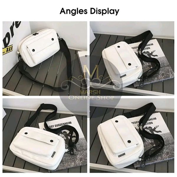 💥LouisWill Men Bag Shoulder Bag Crossbody Bag Men's Splash Proof Bag PU Large - Image 6