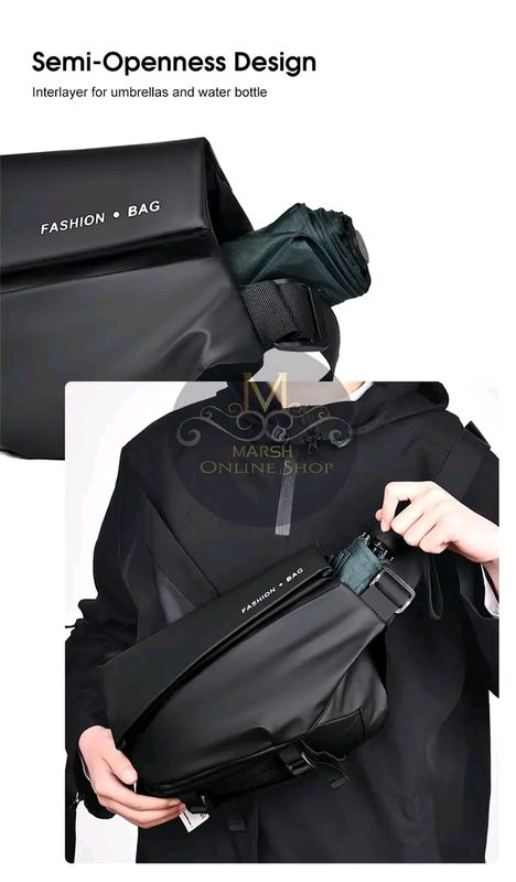 💥MENSPE Crossbody Bag Men Shoulder Bag Short Travel Bag - Image 11