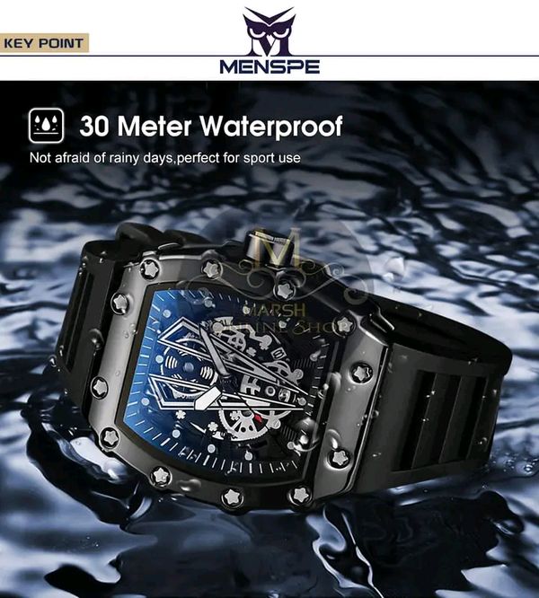 💥MENSPE Men Watch Sports Wrist Watch Waterproof Simple Sport Watch - Image 7