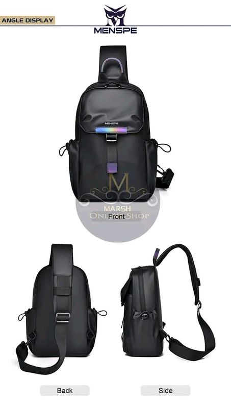 💥MENSPE Fashion Men Crossbody Bags Chest Bags for Men Sling Bag Fashion Pouch Bag - Image 11