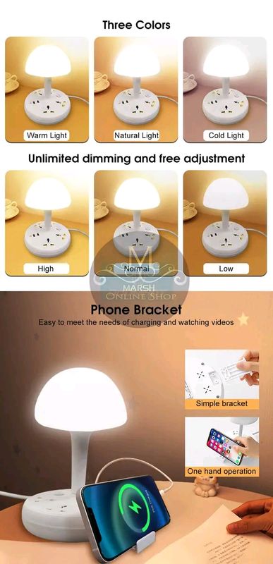 💥Doomhot Row socket Lamp Multifunctional European Standard Perforated Night Light - Image 5