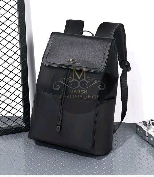 MENSPE Men Laptop Backpack Large Capacity Business Bag College Backpack Waterproof Travel Backpack - Image 4