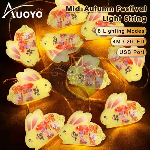 💥Auoyo Mid-Autumn Festival Light String Warm Color Lights