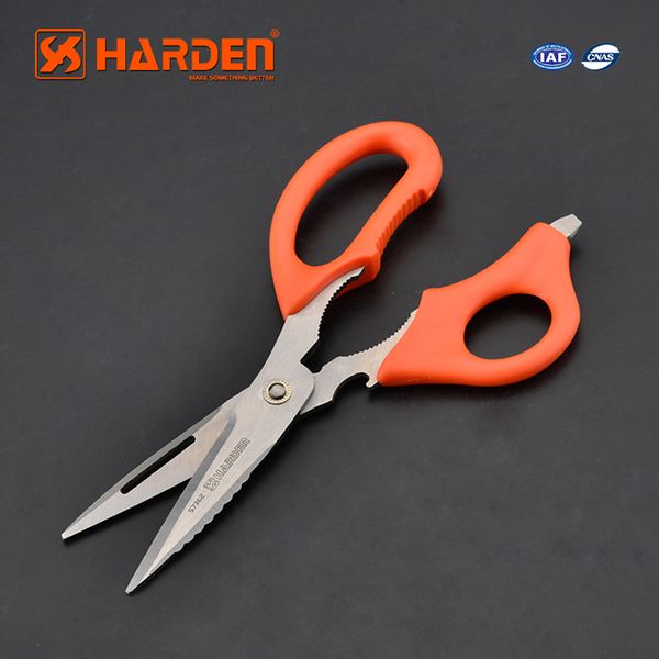 HARDEN Multi-Purpose Scissors 220mm Professional and Household Stainless Steel Scissors 570362