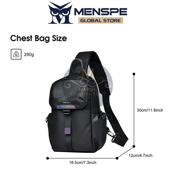 💥MENSPE Fashion Men Crossbody Bags Chest Bags for Men Sling Bag Fashion Pouch Bag - Image 8