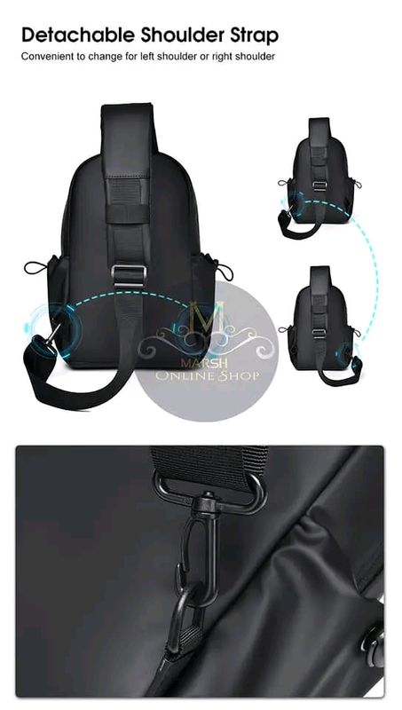 💥MENSPE Fashion Men Crossbody Bags Chest Bags for Men Sling Bag Fashion Pouch Bag - Image 12