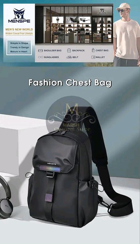 💥MENSPE Fashion Men Crossbody Bags Chest Bags for Men Sling Bag Fashion Pouch Bag - Image 13