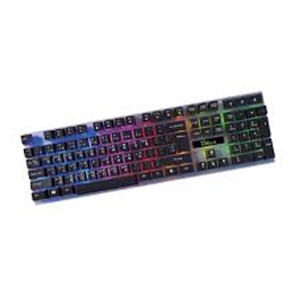 PC Power L801TA RGB Rainbow Glow Keyboard Black
