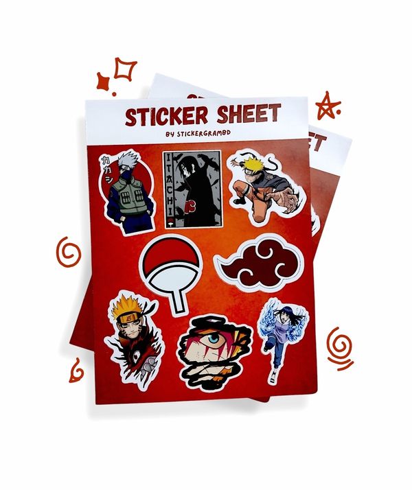 Naruto Sticker Sheet