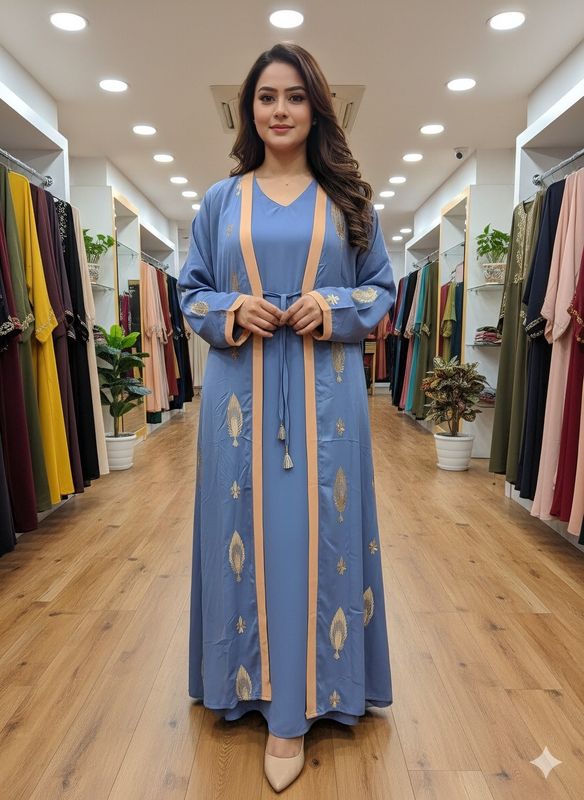 জয়েন্ট কোটি এমব্রয়ডারি বোরকা