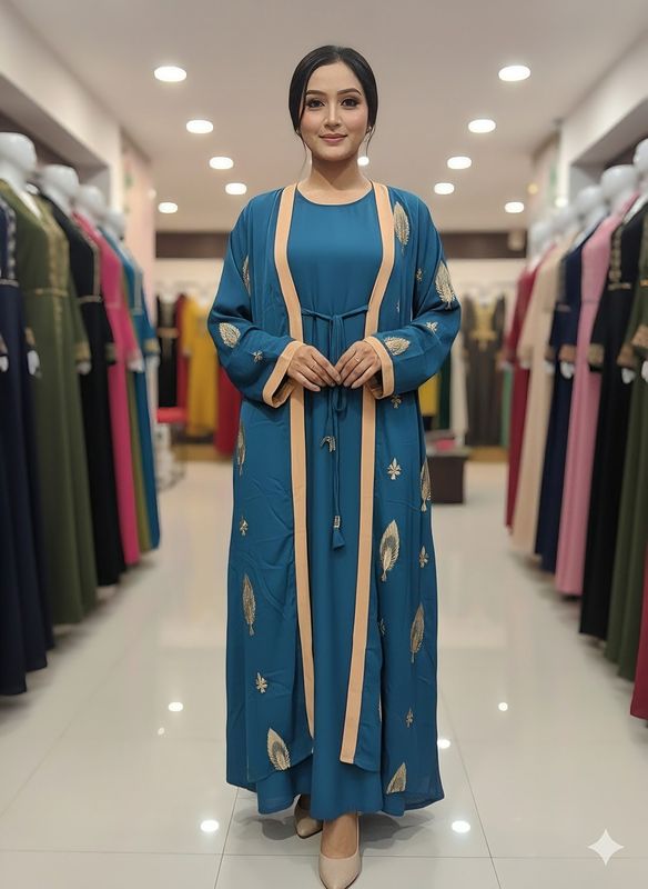 জয়েন্ট কোটি এমব্রয়ডারি বোরকা