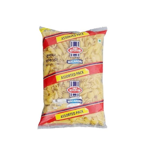 Kolson Macaroni Assorted Pasta 400gm(কুলসন ম্যাকারনি হরেক রকম পাস্তা)
