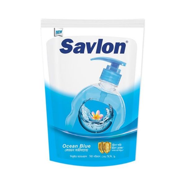 ACI Savlon Ocean Blue Antiseptic Handwash Refill 175ml(এসিআই স্যাভলন ওশান ব্লু এন্টিসেপটিক হ্যান্ডওয়াশ রিফিল)