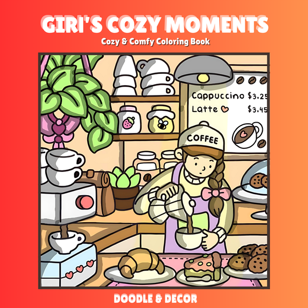 Girl’s Cozy Moments - Coloring Books
