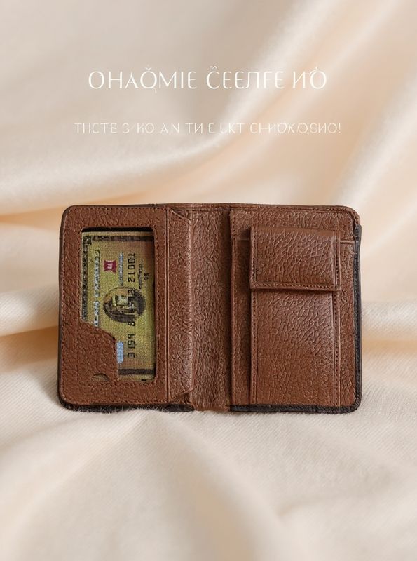 Ks Premium Leather Wallet Chocolate