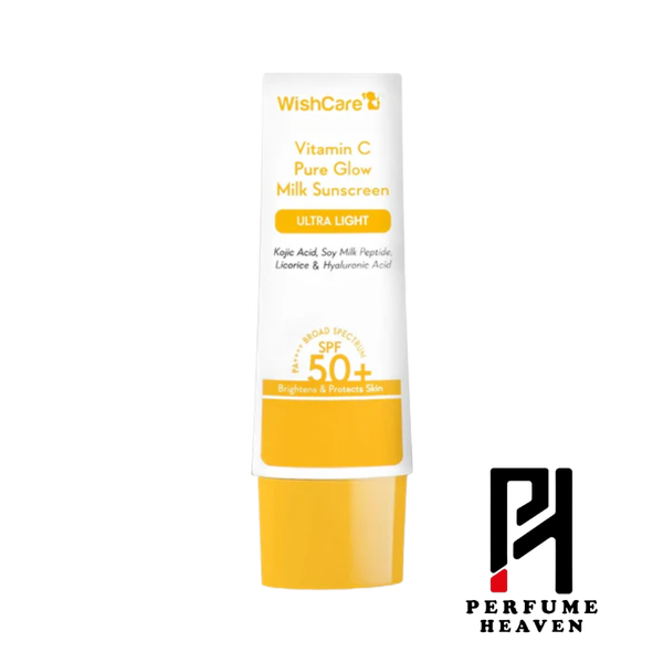 WishCare Vitamin C Pure Glow Milk Sunscreen | SPF 50 PA++++
