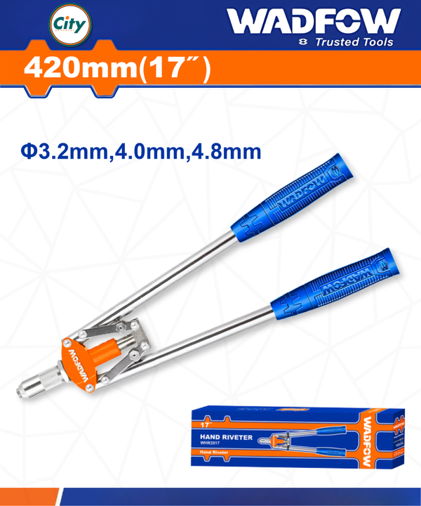 ১৭ ইঞ্চি হ্যান্ড রিভেটের WADFOW WHR3517