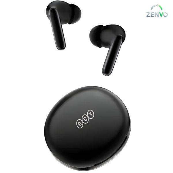 QCY T13 ANC 2 Truly Wireless Earbuds – Black Color