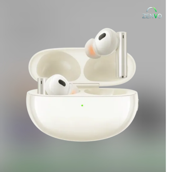 Realme Buds Air 5 Pro Active Noise Cancelling True Wireless Earbuds – White Color