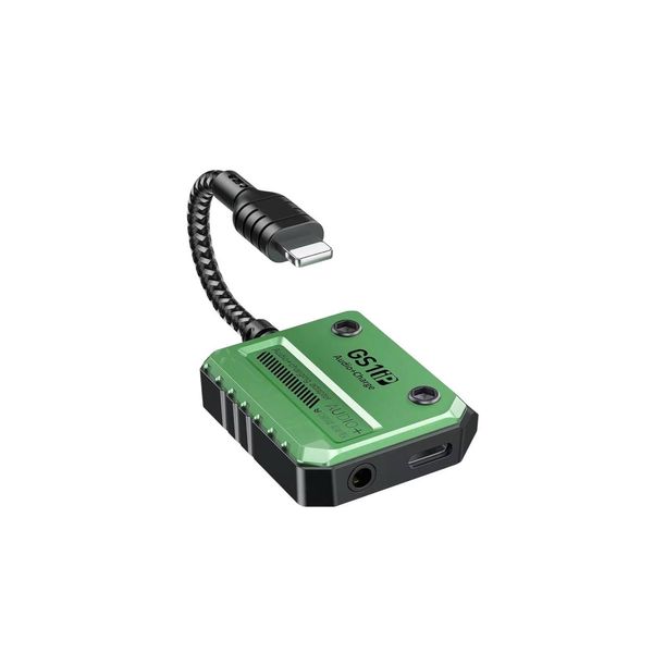 Plextone GS1iP 30w Gaming Lightning To Lightning And 3.5mm Converter
