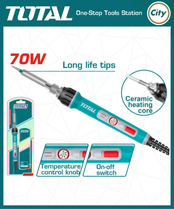 ইলেকট্রিক সোল্ডারিং আইরন 70w Total Tools TET01606