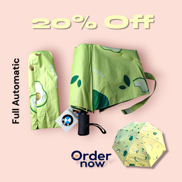Fully automatic umbrella ultraviolet sunshade umbrella sunny rain dual-use folding umbrella