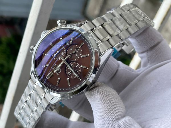 Tag Chain 3 Chrono Brown Dial