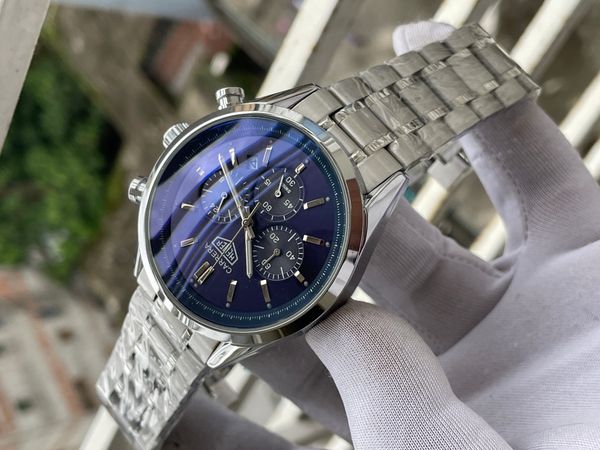 Tag Chain 3 Chrono Blue Dial