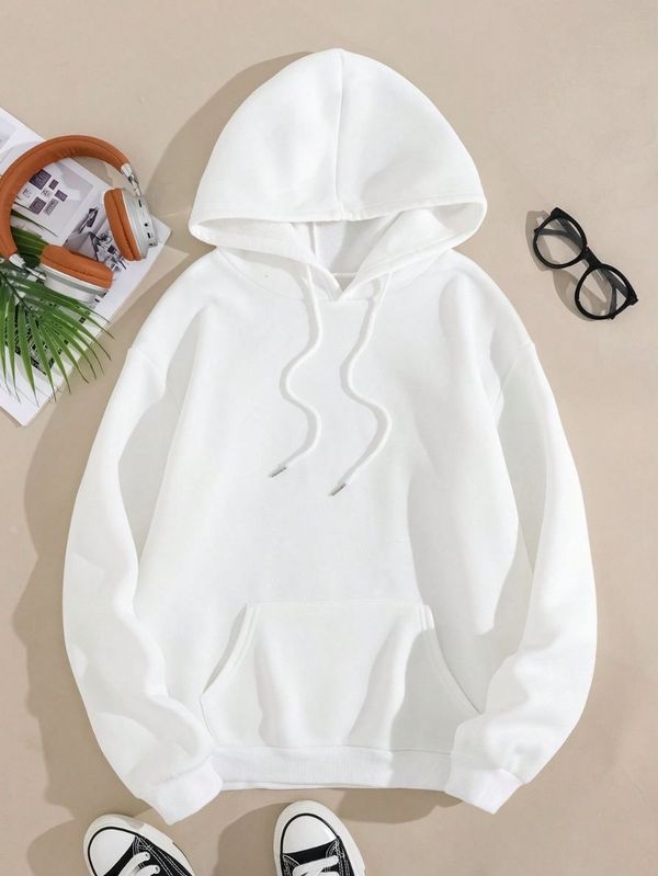 Premium White Hoodie