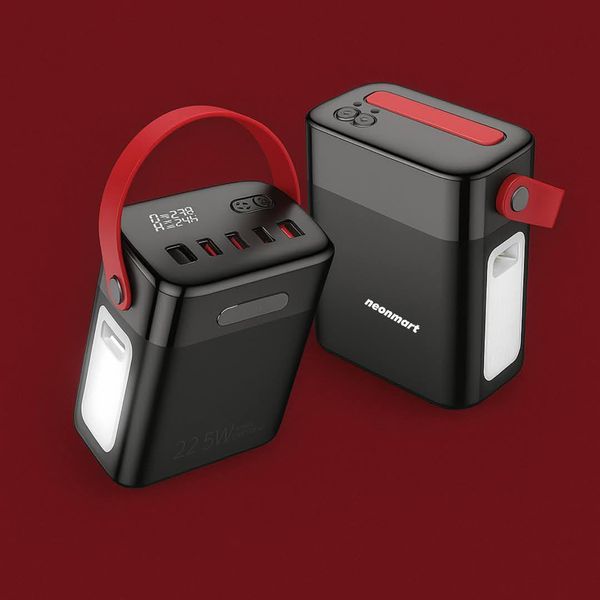 Hoco J143 22.5W+PD20W 80000mAh Power Bank – Black