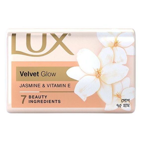 Lux Soap Bar Velvet Glow 75gm(লাক্স সাবান বার ভেলভেট গ্লো)