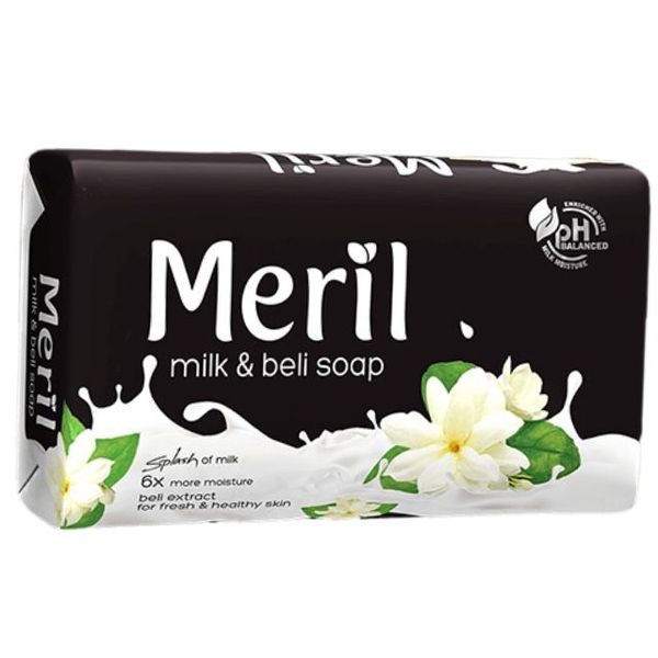 Meril Milk & Beli Soap Bar 150gm(মেরিল দুধ ও বেলি সাবান বার)