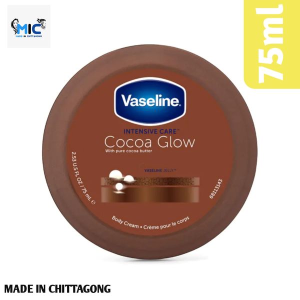 Vaseline Intensive Care Cocoa Glow Body Cream(75ml)