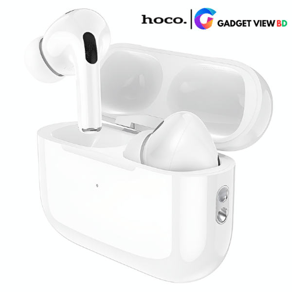 Hoco EW51 ANC True Wireless Bluetooth Earbuds – White Color