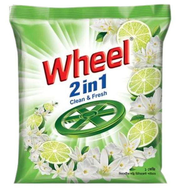 Wheel Washing Powder 2 in 1 Clean & Fresh 1kg