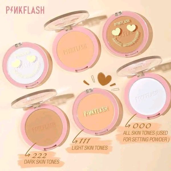 Pink flash Face powder