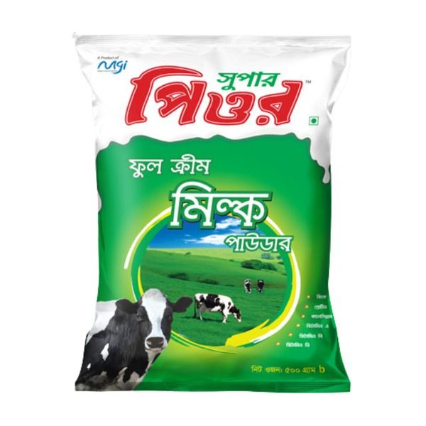 Super Pure Full Cream Milk Powder 500gm(সুপার পিওর ফুল ক্রিম মিল্ক পাউডার)