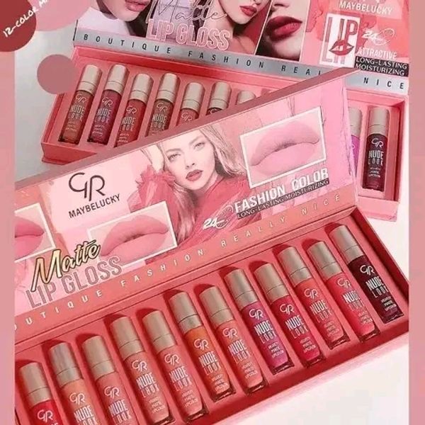 GR matte lipgloss 12pcs
