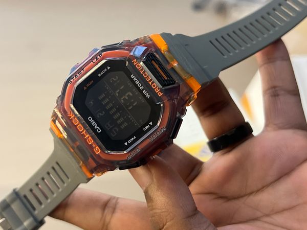 GSHOCK GBD 200 GREY ORANGE