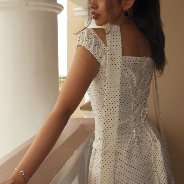 Dotted Up Dress - Image 5