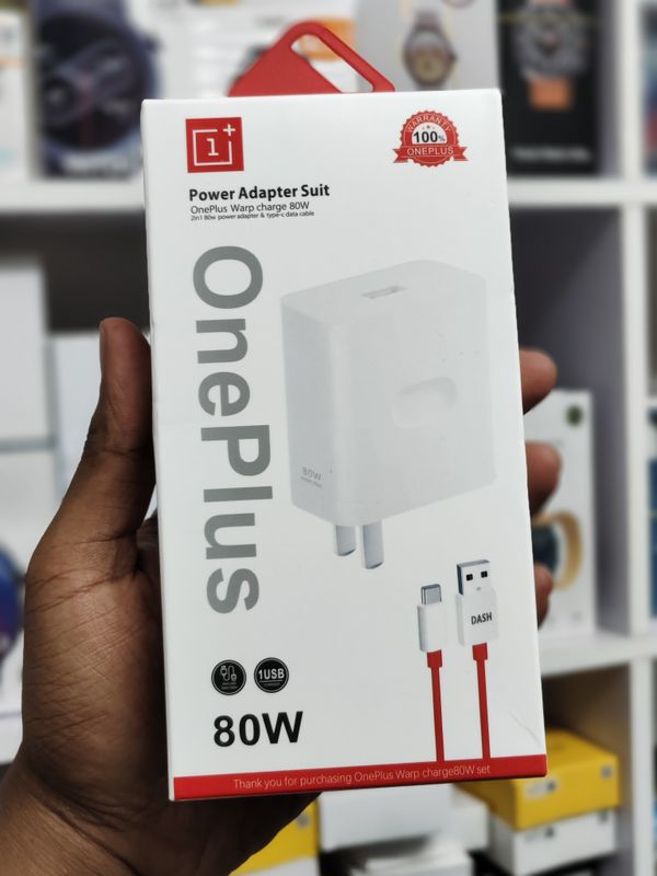 Oneplus 80 watt adapter with cable