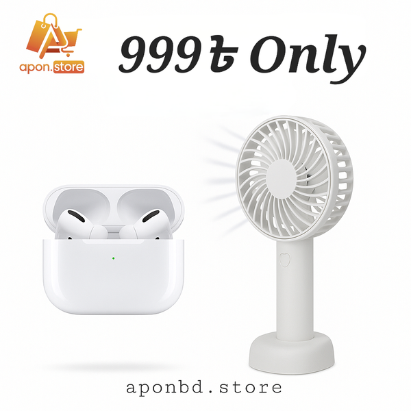 Airpods,mini fan combo
