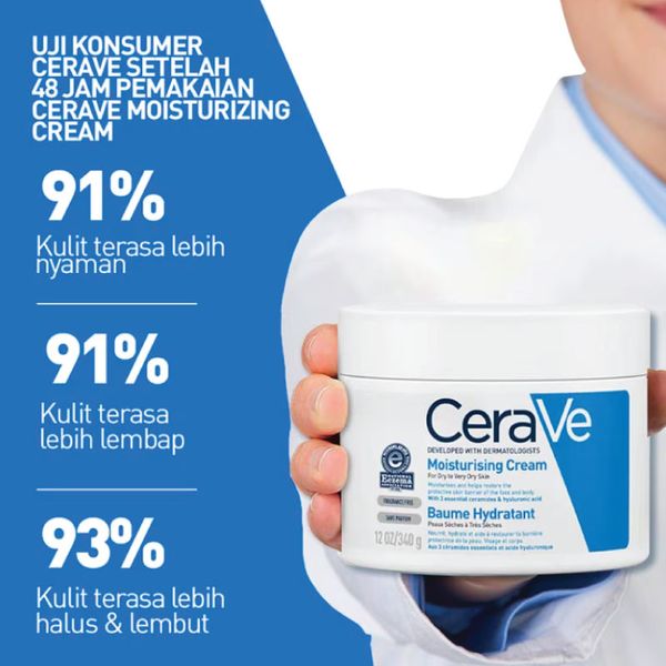 CeraVe Moisturising Cream 340g - Image 2