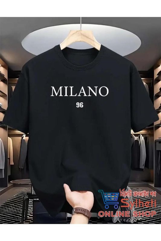 Men's Stylish Drop Shoulder- Milano Black