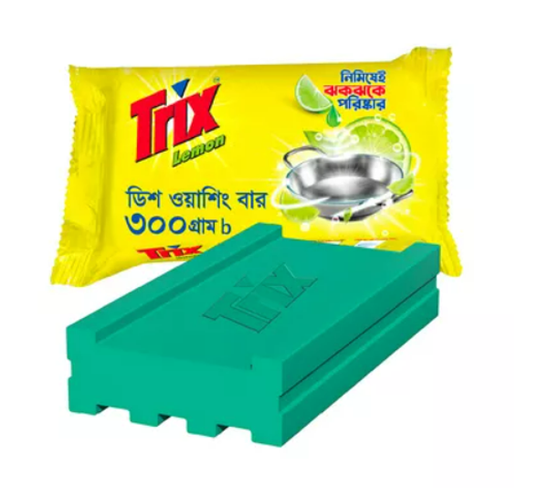 Trix Dish Washing Bar Lemon 300 gm